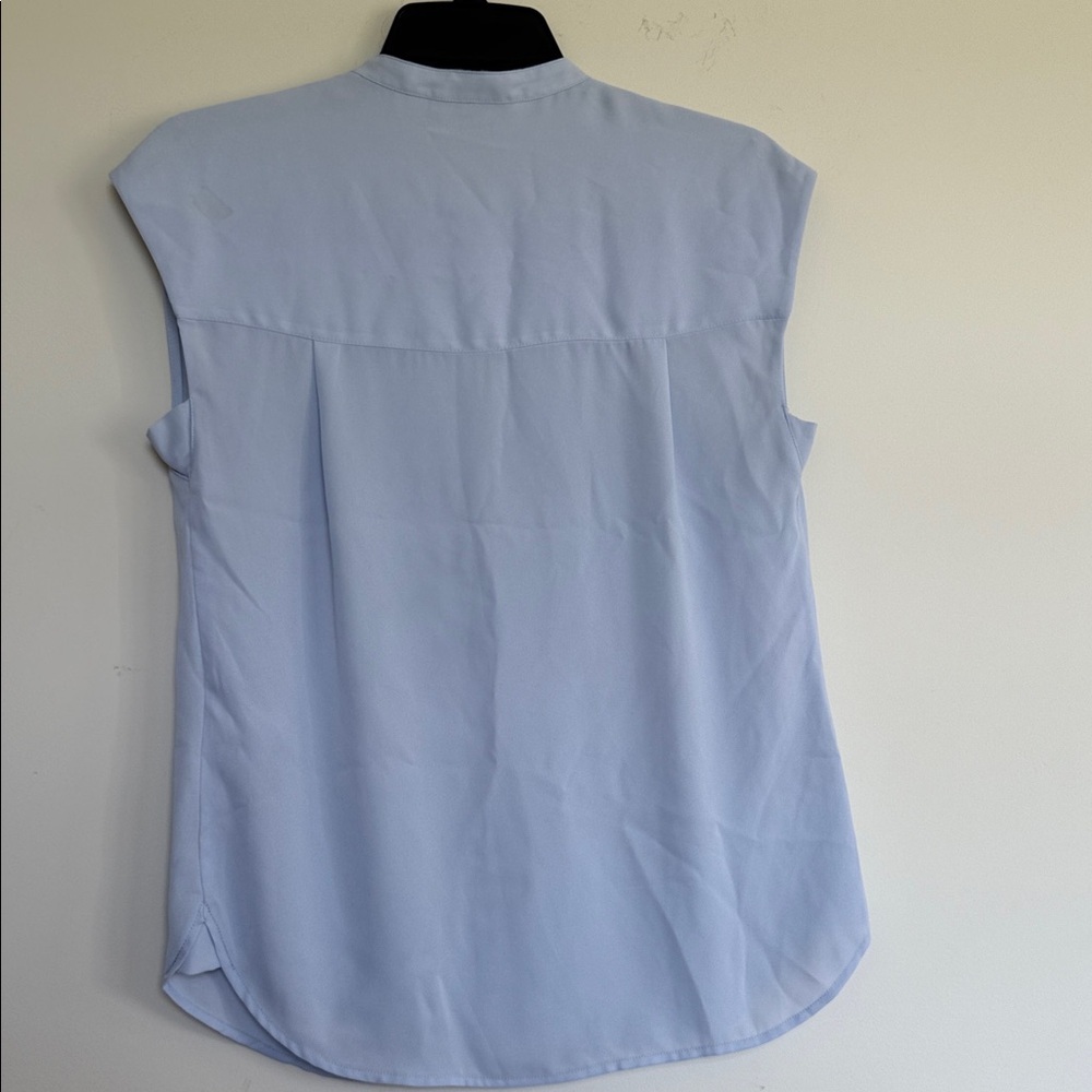 J. Crew Soft Blue Button-Up Top - Picture 6 of 6